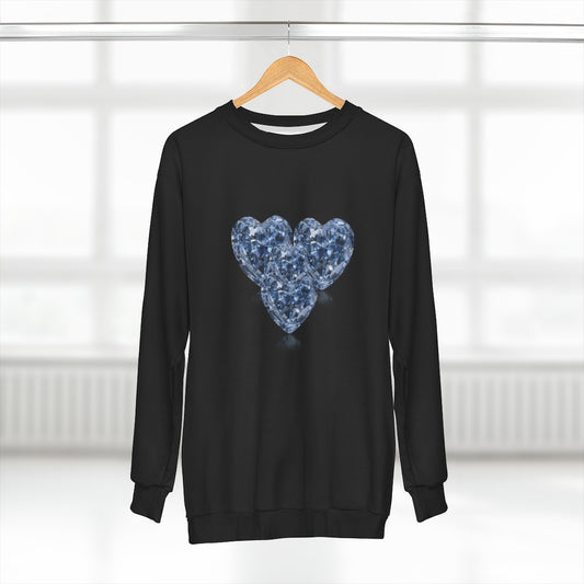 DIAMOND LOVER   ..  AOP Unisex Sweatshirt