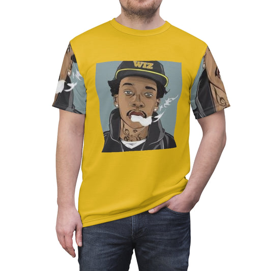 THE WIZ  ( GOLD ) ..  All Over Tee