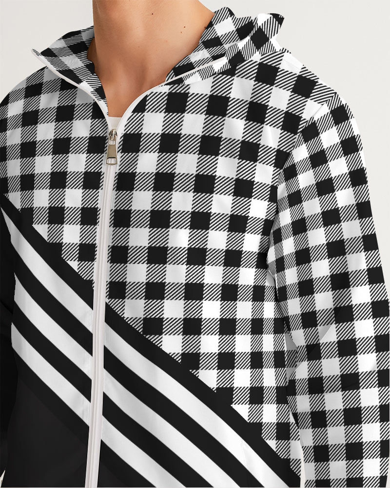 Checkerboard Men's Windbreaker