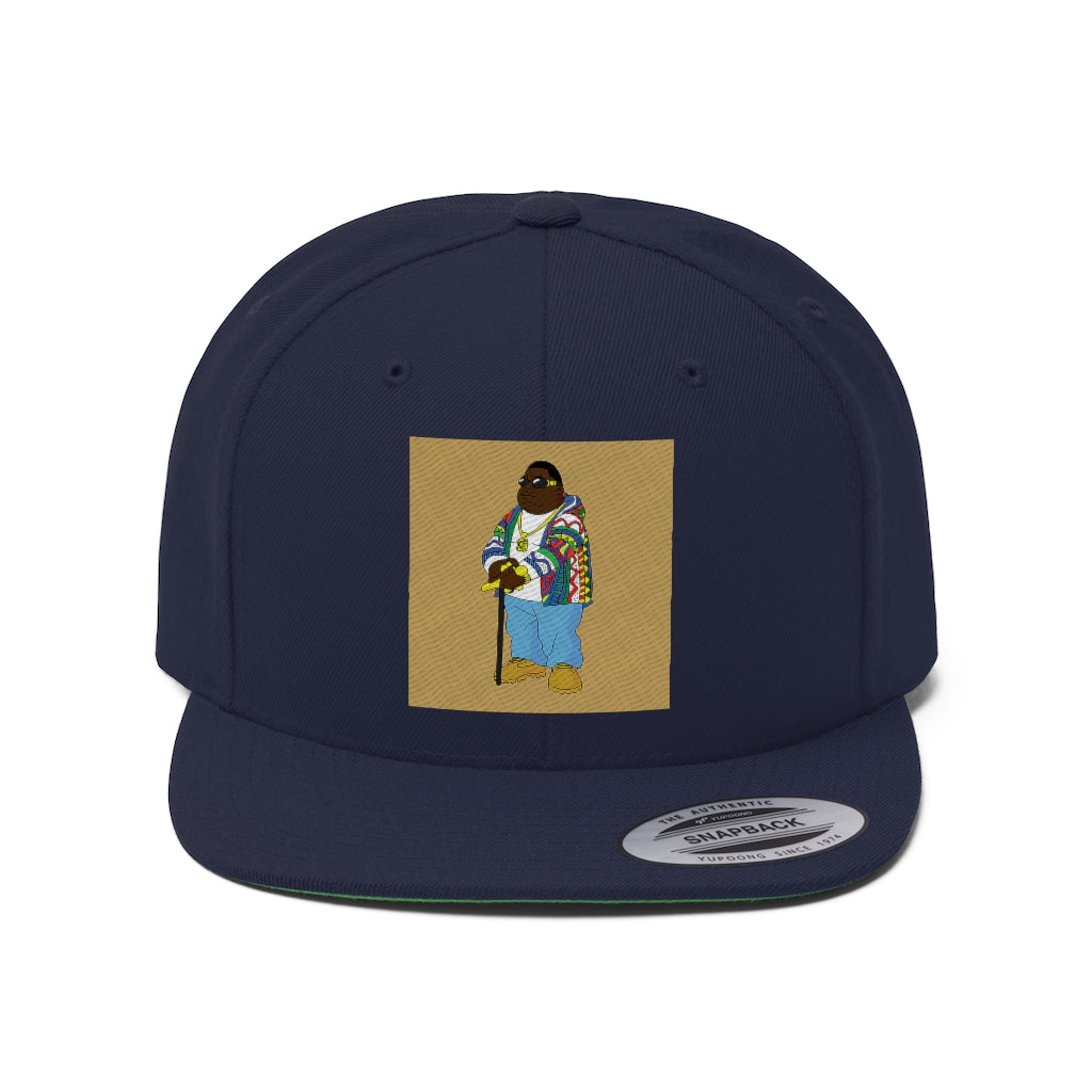 THROWBACK BIG COO (BLUE) Unisex Flat Bill Hat