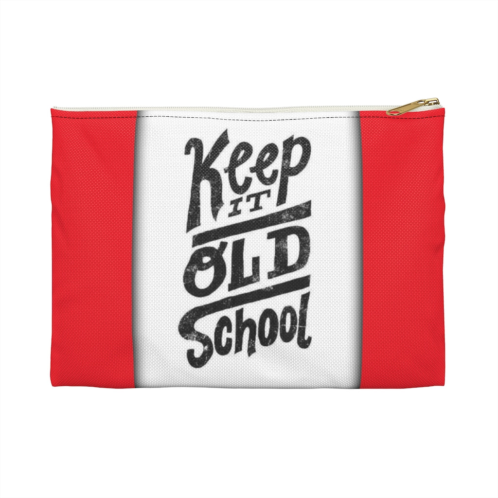 KEEP IT OLD SCHOOL RED Accessory Pouch