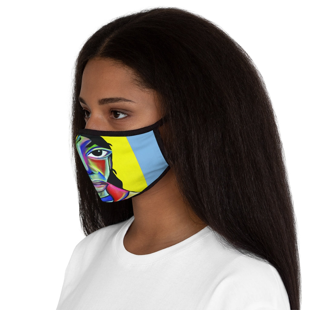 Hello Sir J Fitted Polyester Face Mask