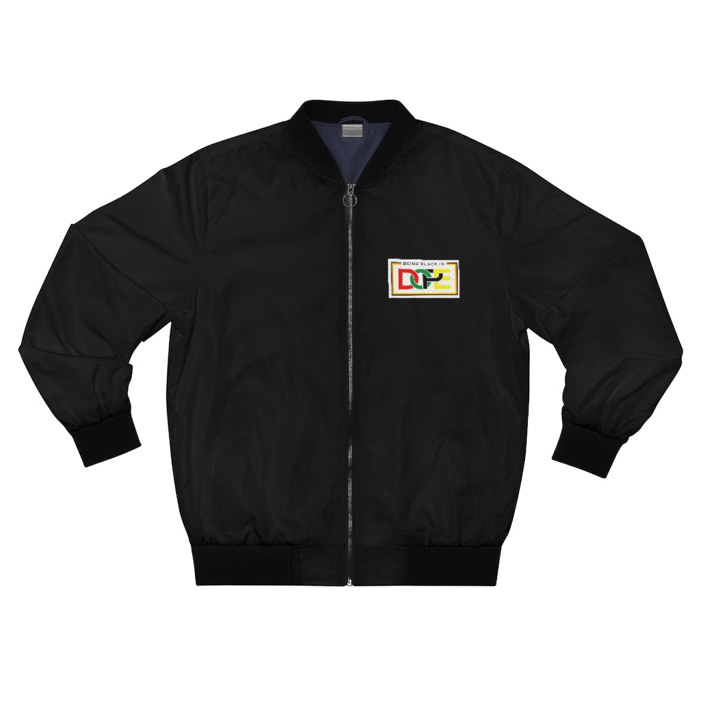 BEING BLACK IS DOPE UNISEX  AOP Bomber Jacket