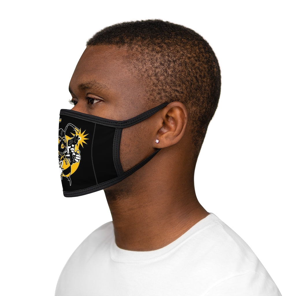 KILLA BEES (BLACK) -Fabric Face Mask