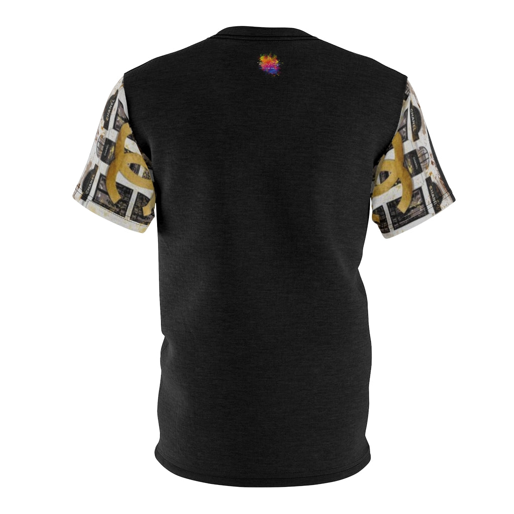 CRAZY CULTURE COUTURE   .. (BLACK) ..  All Over Tee