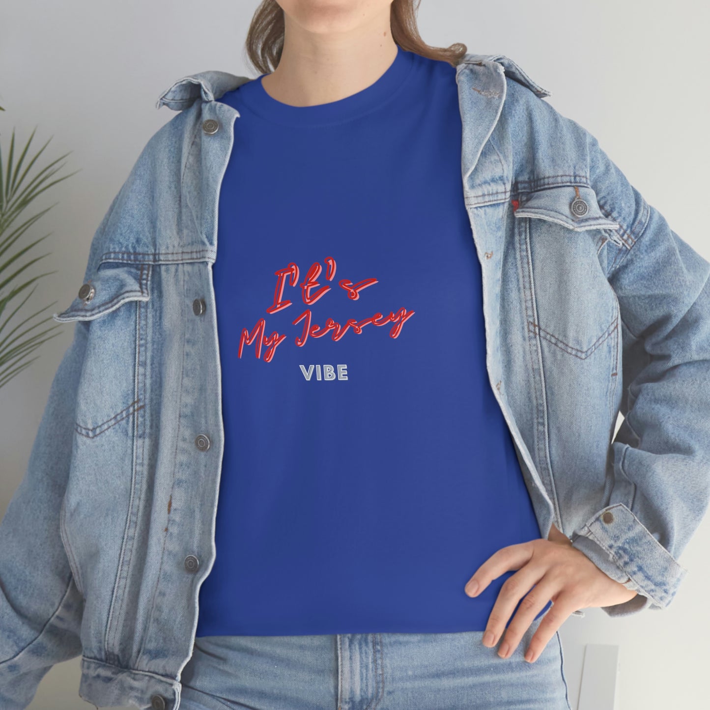 ITS MY JERSEY VIBE Unisex Heavy Cotton Tee