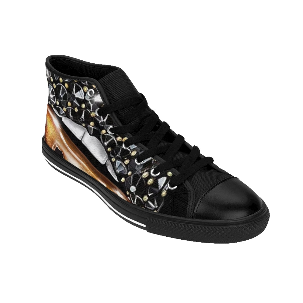 GOLD LIPS KICKS. . (black) High-top Sneakers