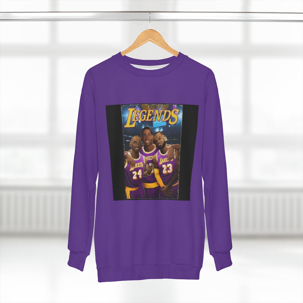 LEGENDS OF L.A (PURPLE)  ..  AOP Unisex Sweatshirt