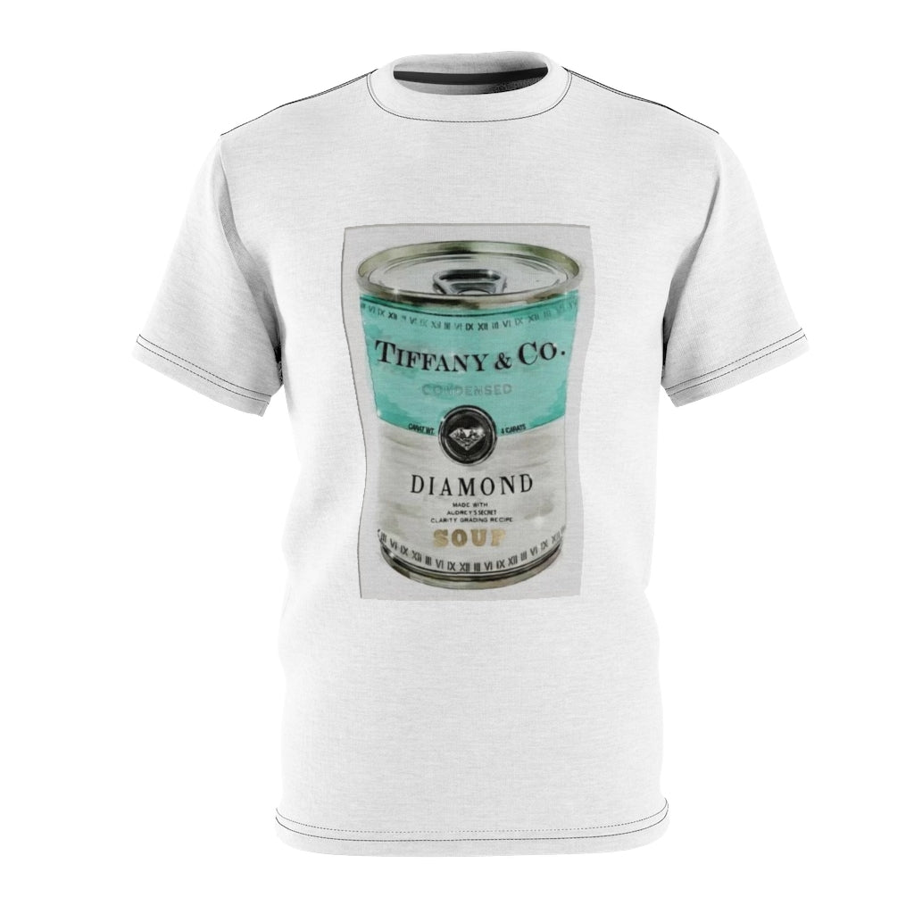 DIAMOND SOUP (WHITE) ..  All Over Tee