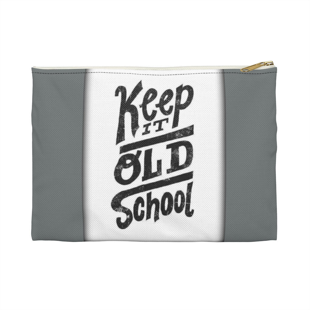 KEEP IT OLD SCHOOL gray Accessory Pouch