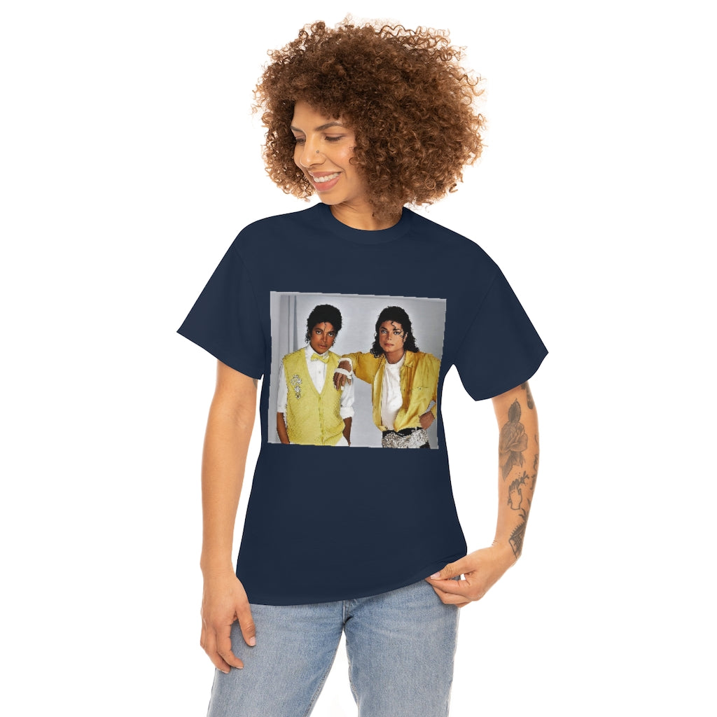 Michael meets MJ Just Blue Unisex Heavy Cotton Tee