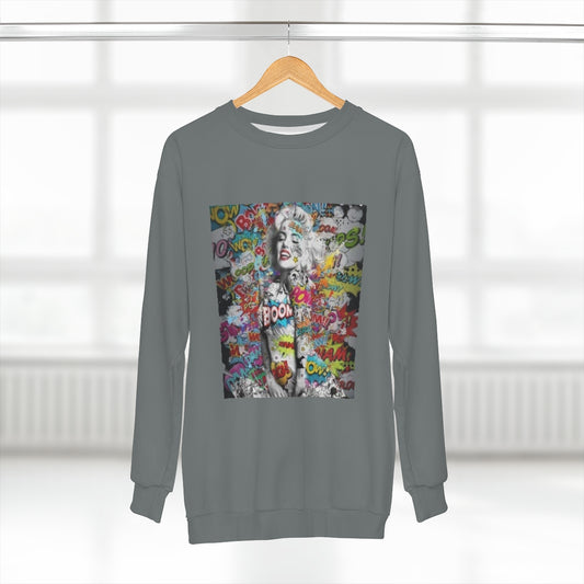 RETRO & THROWBACK (GRAY)  ..  AOP Unisex Sweatshirt