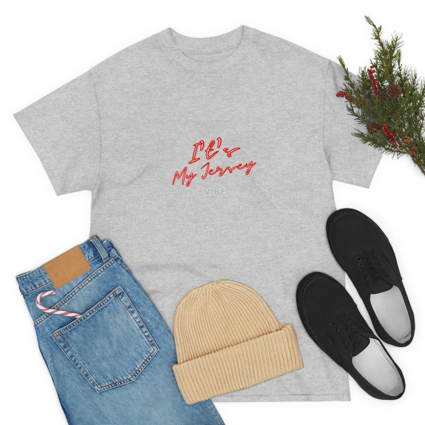 ITS MY JERSEY VIBE Unisex Heavy Cotton Tee