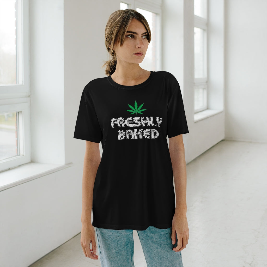 FRESHLY BAKED ( BLACK) .. All Over Print UNISEX T-Shirt