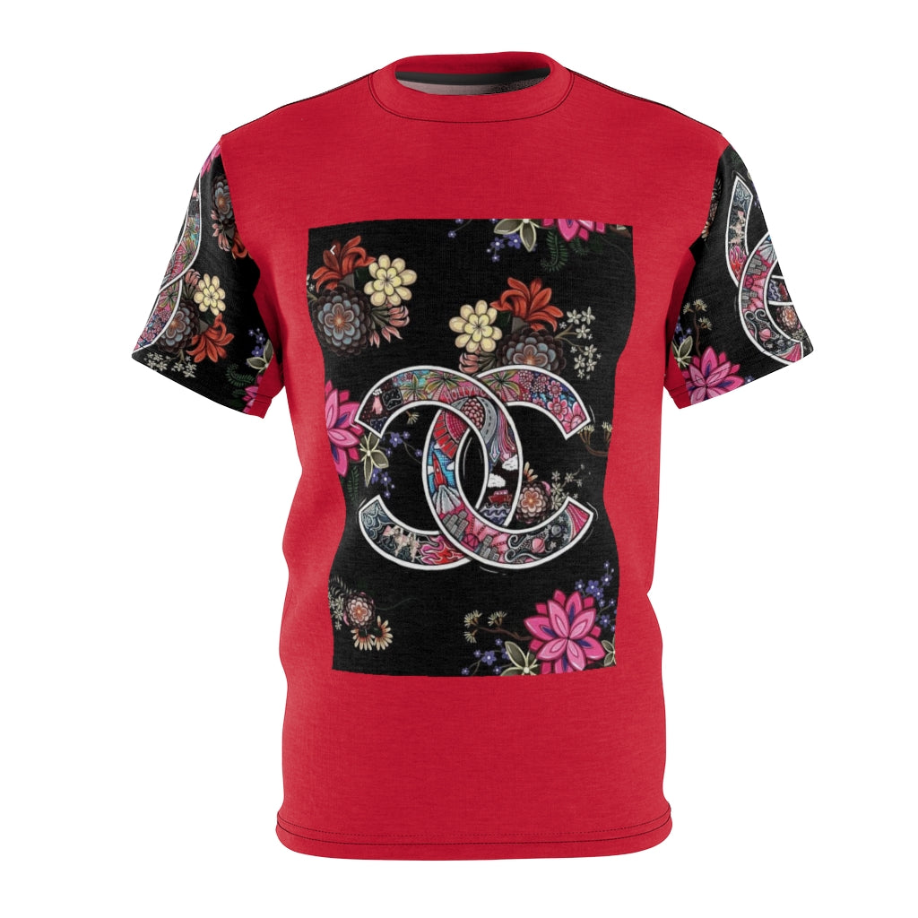 FLOWERS OF COUTURE  ( RED ) ..  All Over Tee