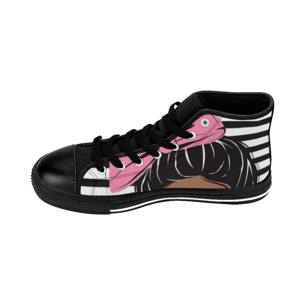 BOW TIED KICKS. . (black) High-top Sneakers