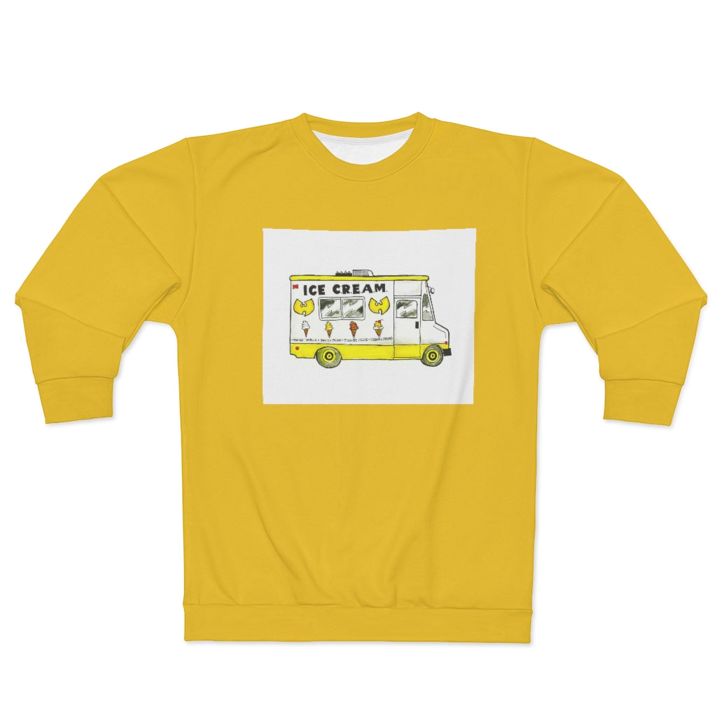 ICECREAM TRUCK (GOLD) AOP Unisex Sweatshirt