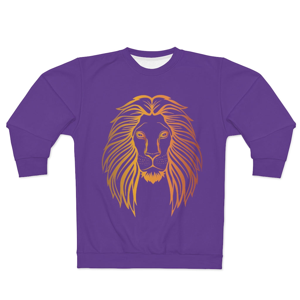 TRUE KING OF THE J'S  (PURPLE)  ..  AOP Unisex Sweatshirt