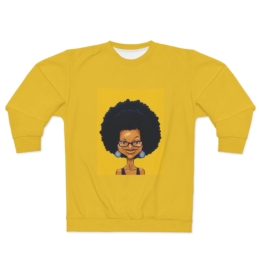 LIFE IS GOOD (GOLD) AOP Unisex Sweatshirt