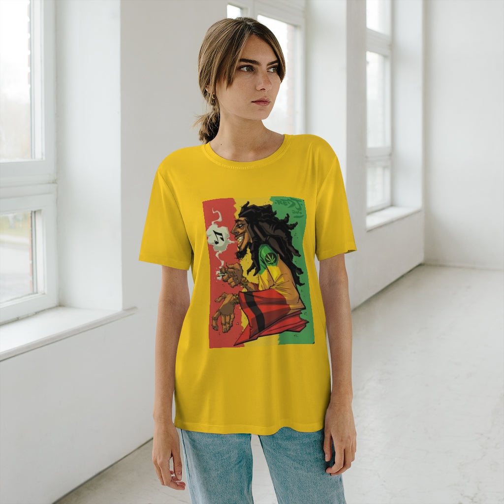 JUST ME MON (Yellow)  All Over Print Unisex T-Shirt