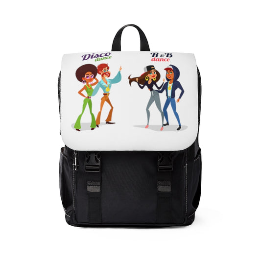 Let's Dance Unisex Casual Shoulder Backpack