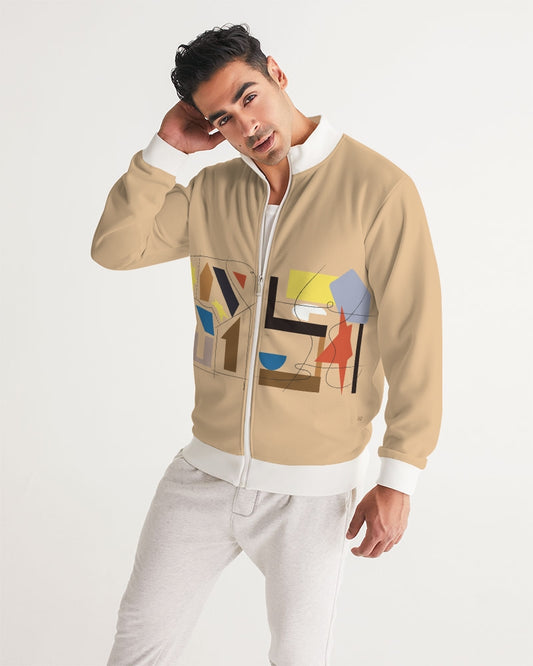 Neutral Color Men's Track Jacket