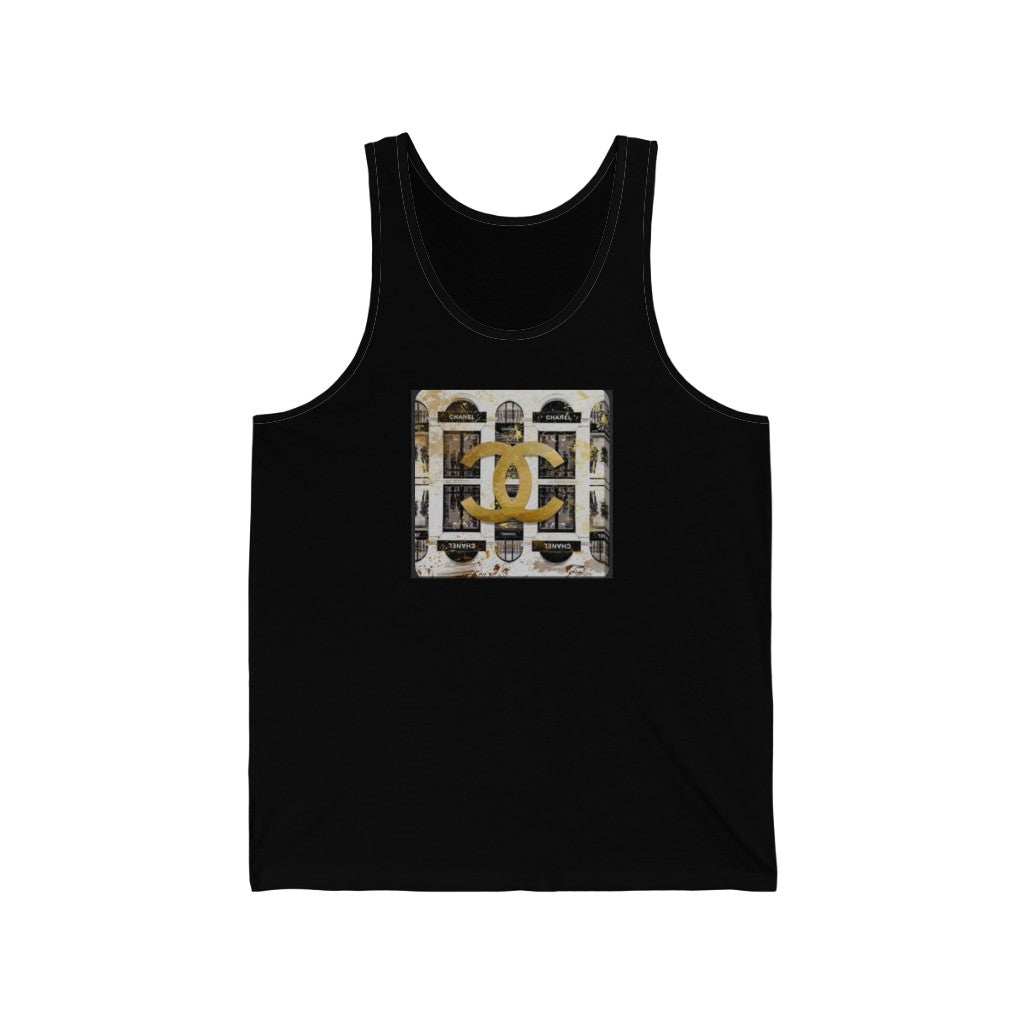 GOLDEN COUTURE'.. Unisex Jersey Tank