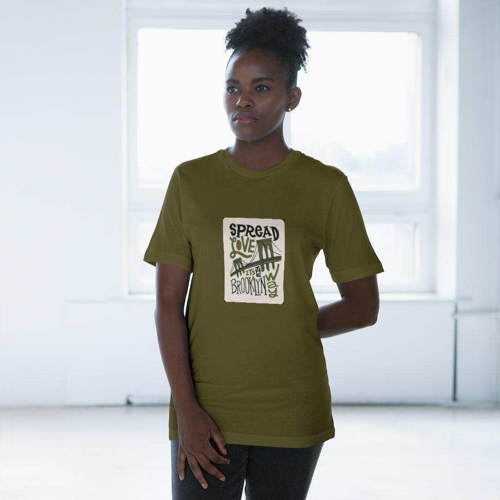 SPREAD LOVE ITS THE BROOKLYN WAY Unisex Deluxe T-shirt