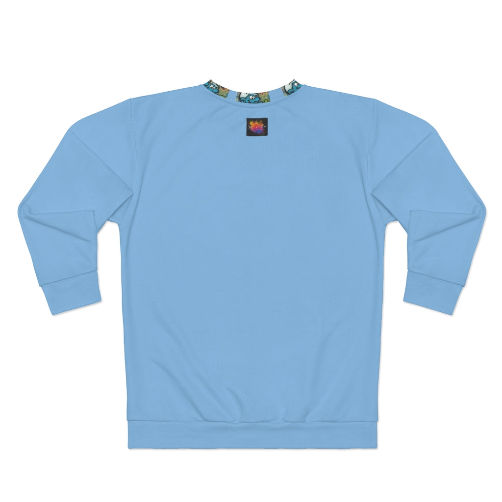 THROWBACK BLUE CARTOONS  ..  AOP Unisex Sweatshirt