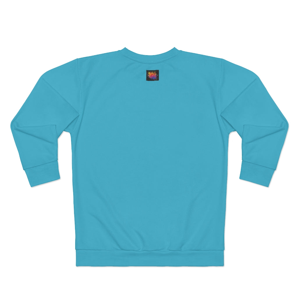 BLACK GIRLS (BABY BLUE)  ..  AOP Unisex Sweatshirt