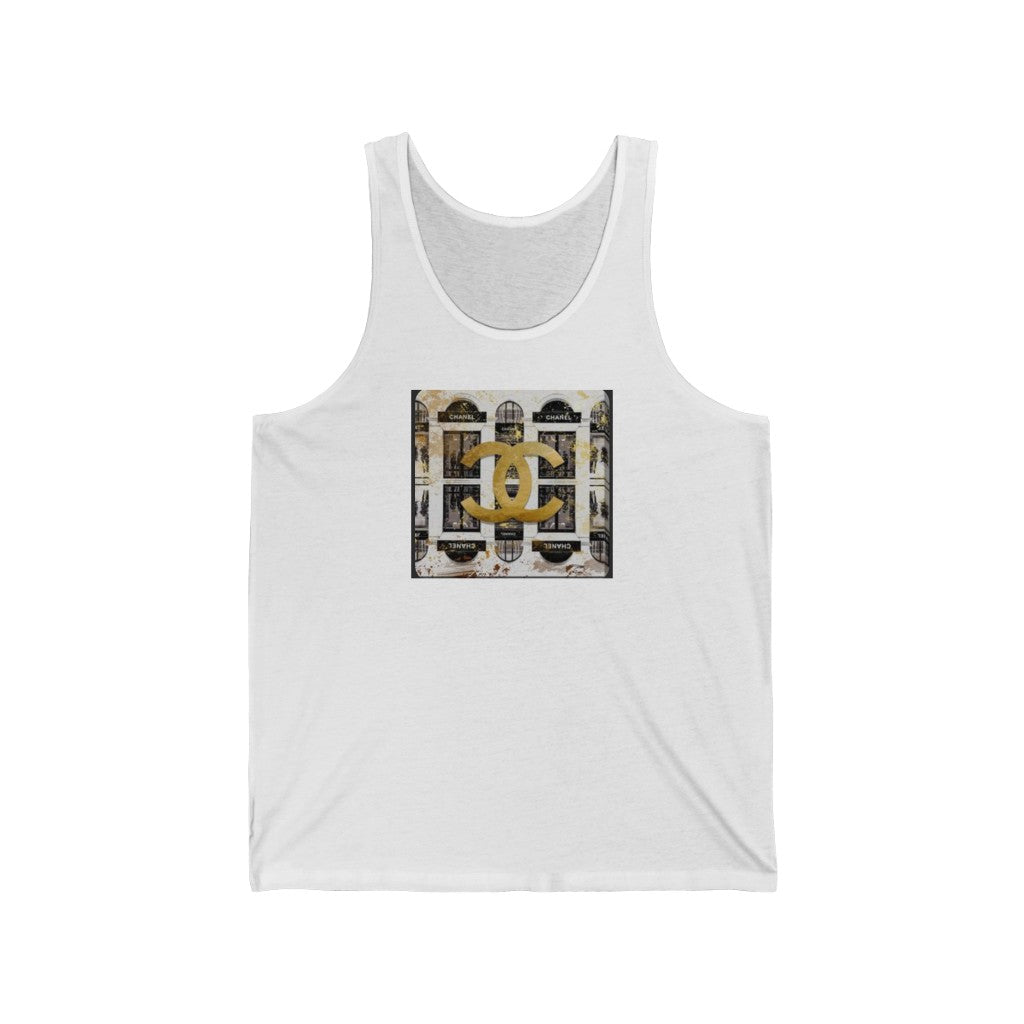 GOLDEN COUTURE'.. Unisex Jersey Tank