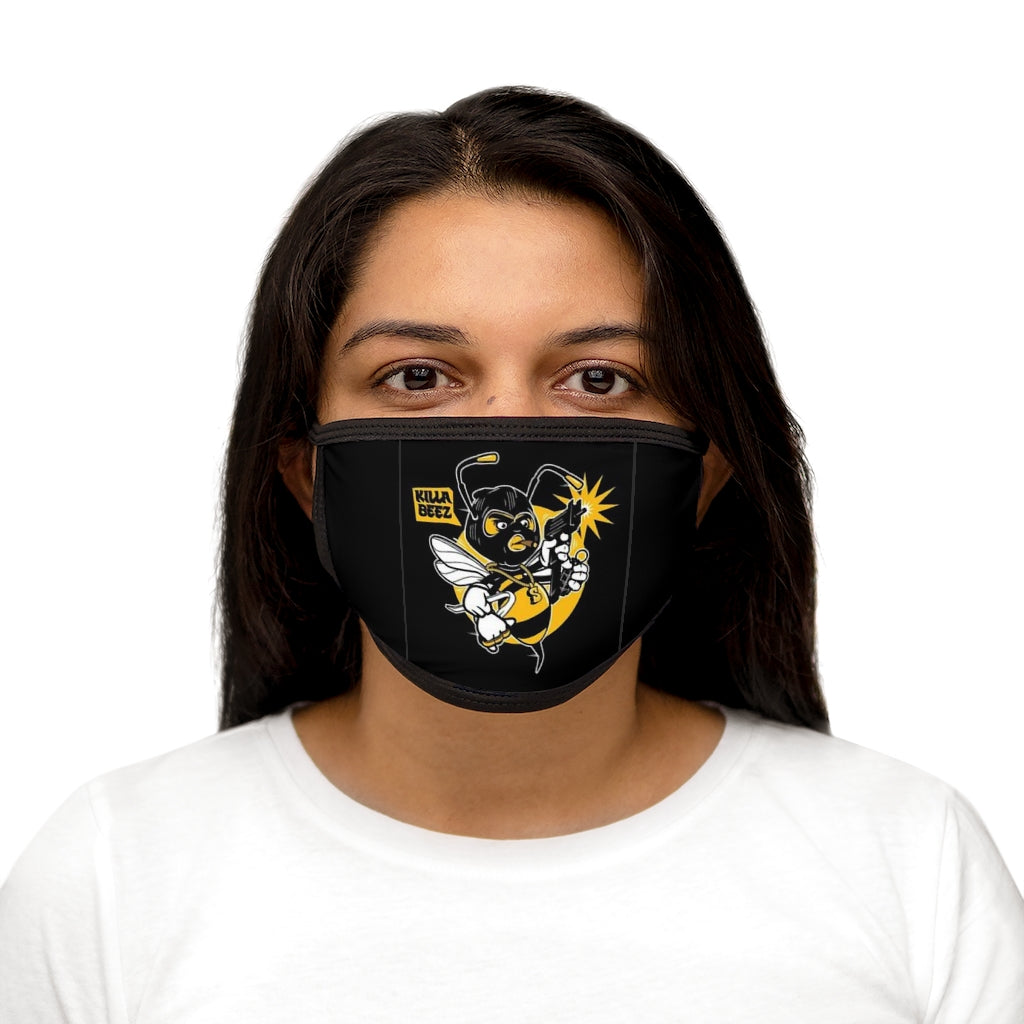 KILLA BEES (BLACK) -Fabric Face Mask