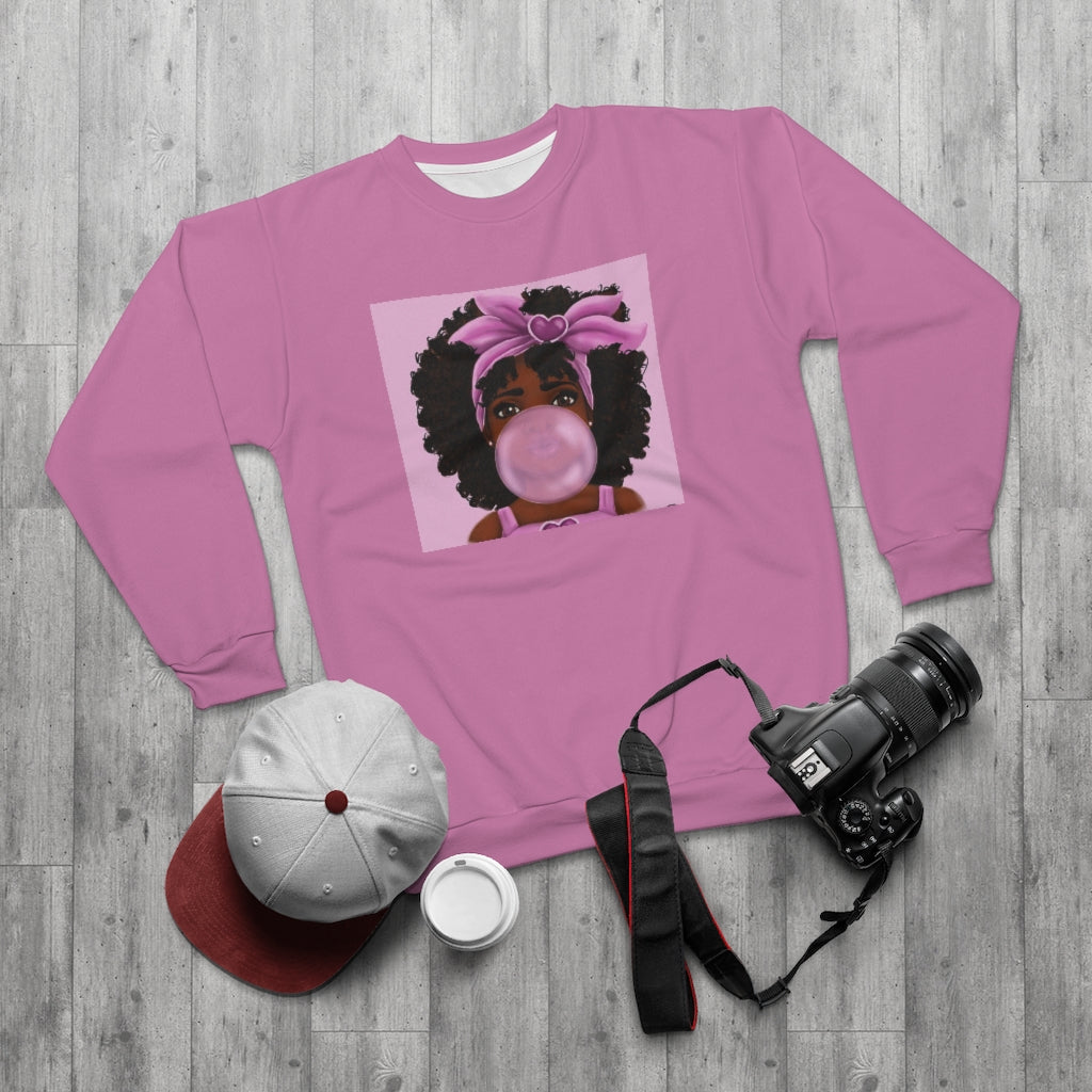 NATURALLY U (PINK) AOP Unisex Sweatshirt