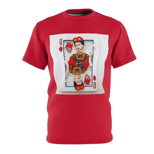 Queen of Free (Red) All Over Tee