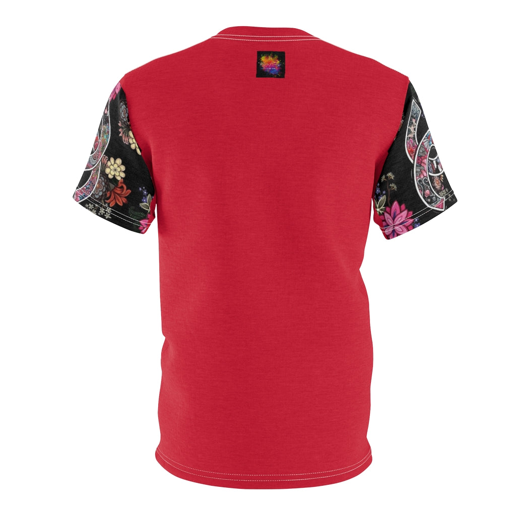 FLOWERS OF COUTURE  ( RED ) ..  All Over Tee