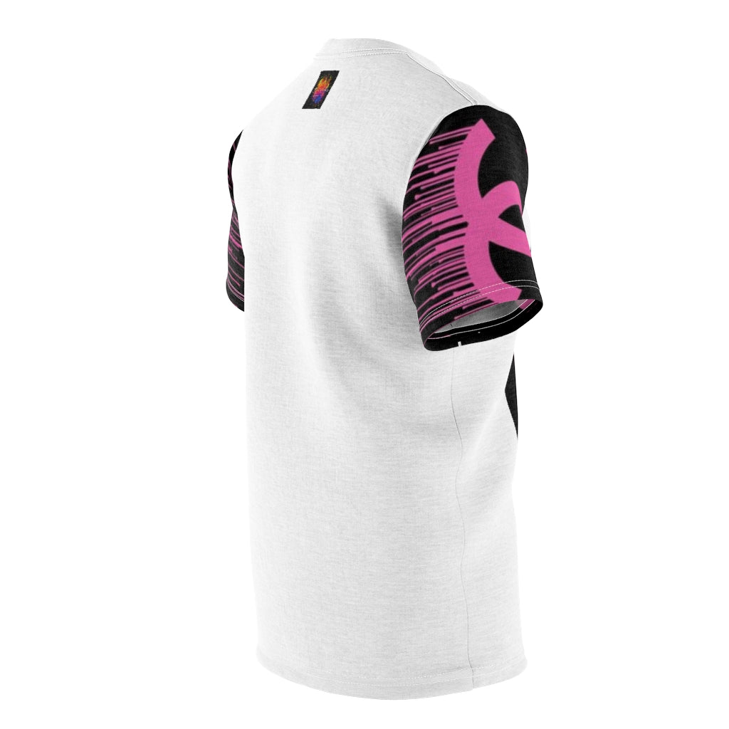 DESIGNER COUTURE IN PINK .. (WHITE) ..  All Over Tee