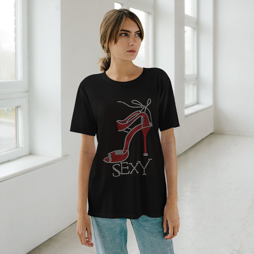 SEXY LADY (BLACK) .. All Over Print UNISEX T-Shirt