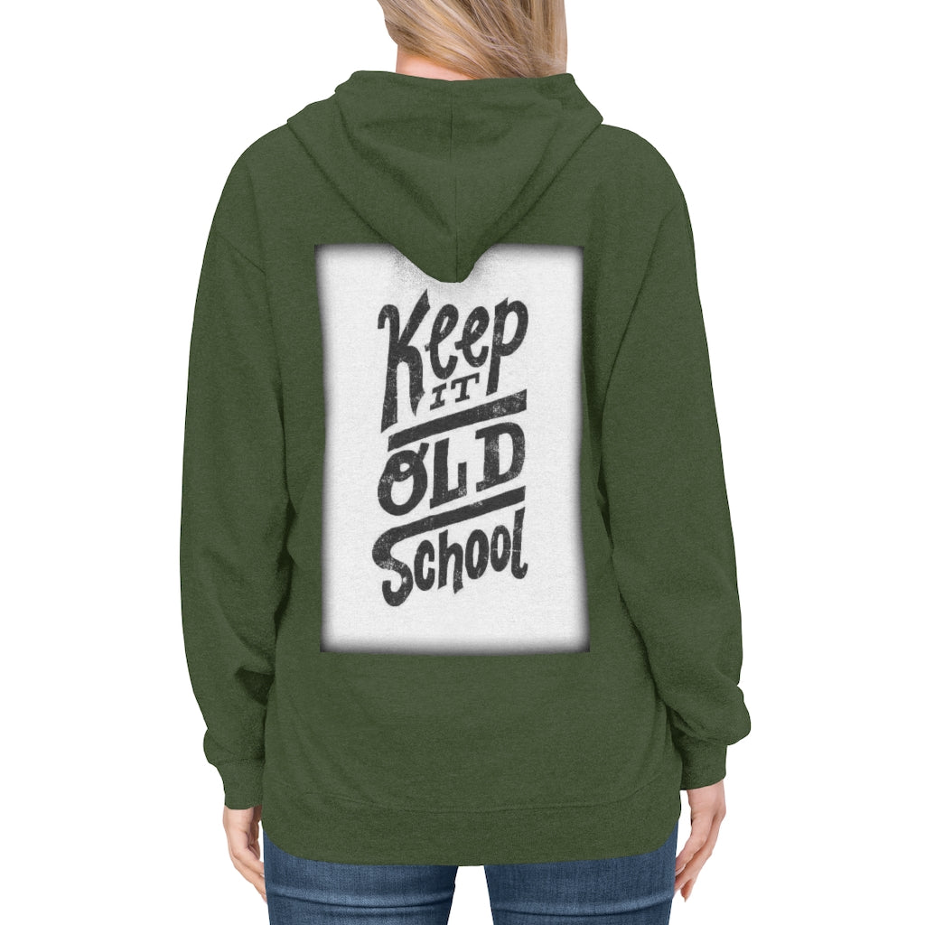 Keep it Old School  Lightweight Hoodie