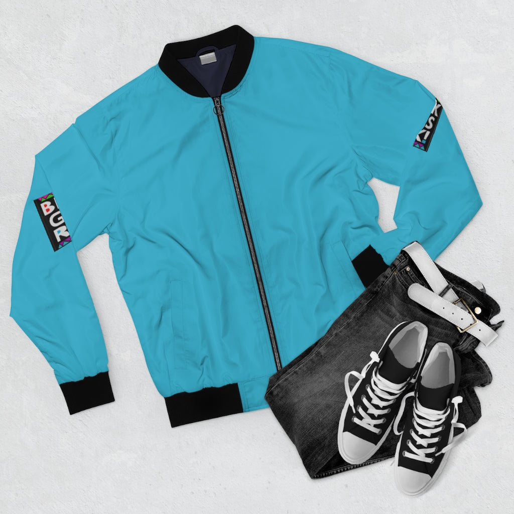 BLACK GIRLS ROCK (Baby Blue) AOP Bomber Jacket