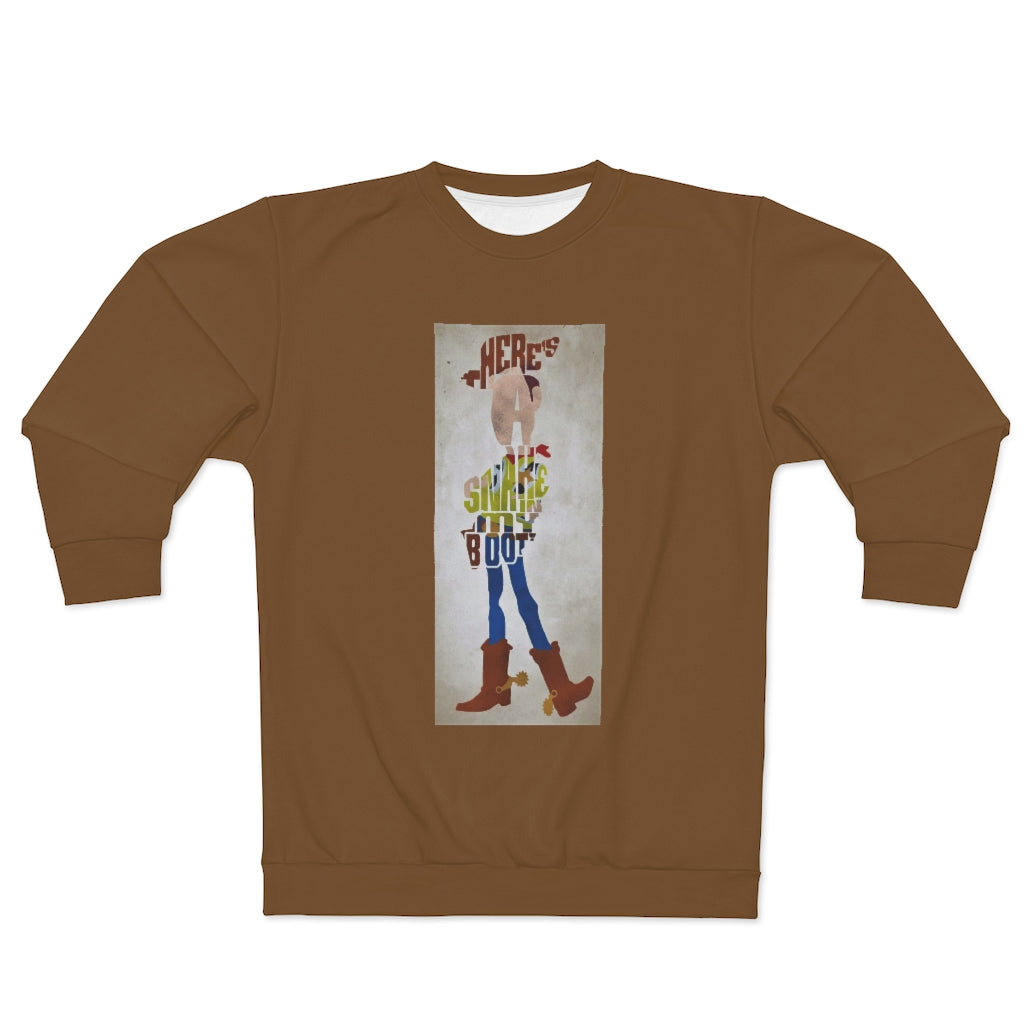 MY BOY WOOD (BROWN)  ..  AOP Unisex Sweatshirt