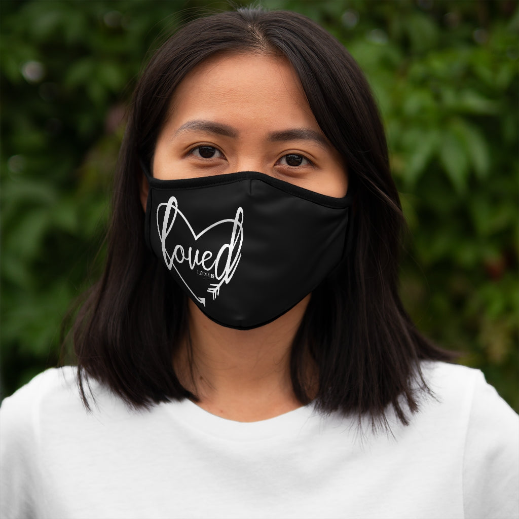 LOVED ..  Fitted Polyester Face Mask