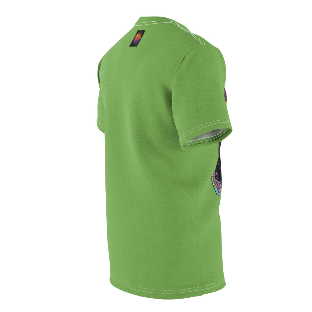 Drips and Color (Lime) All Over Tee