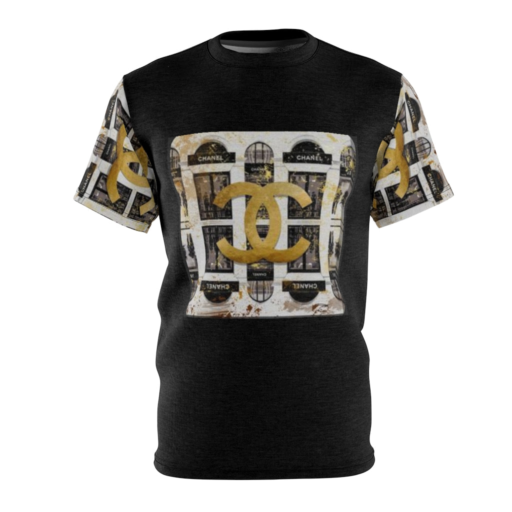 CRAZY CULTURE COUTURE   .. (BLACK) ..  All Over Tee