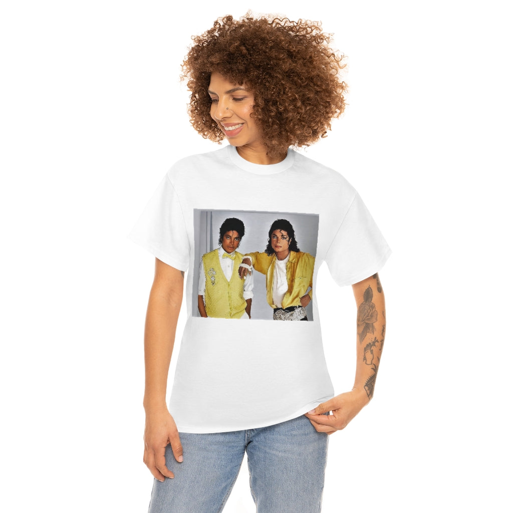 Michael meets MJ Unisex Heavy Cotton Tee