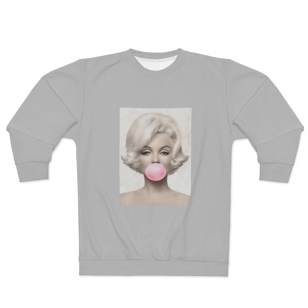 MISS BUBBLE GIRL (GRAY)  ..  AOP Unisex Sweatshirt