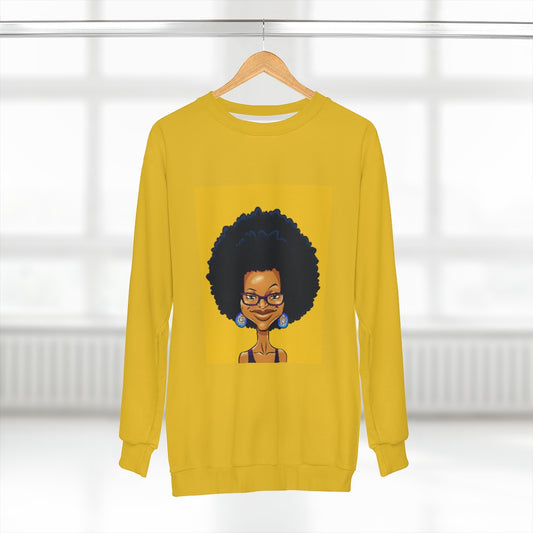 LIFE IS GOOD (GOLD) AOP Unisex Sweatshirt