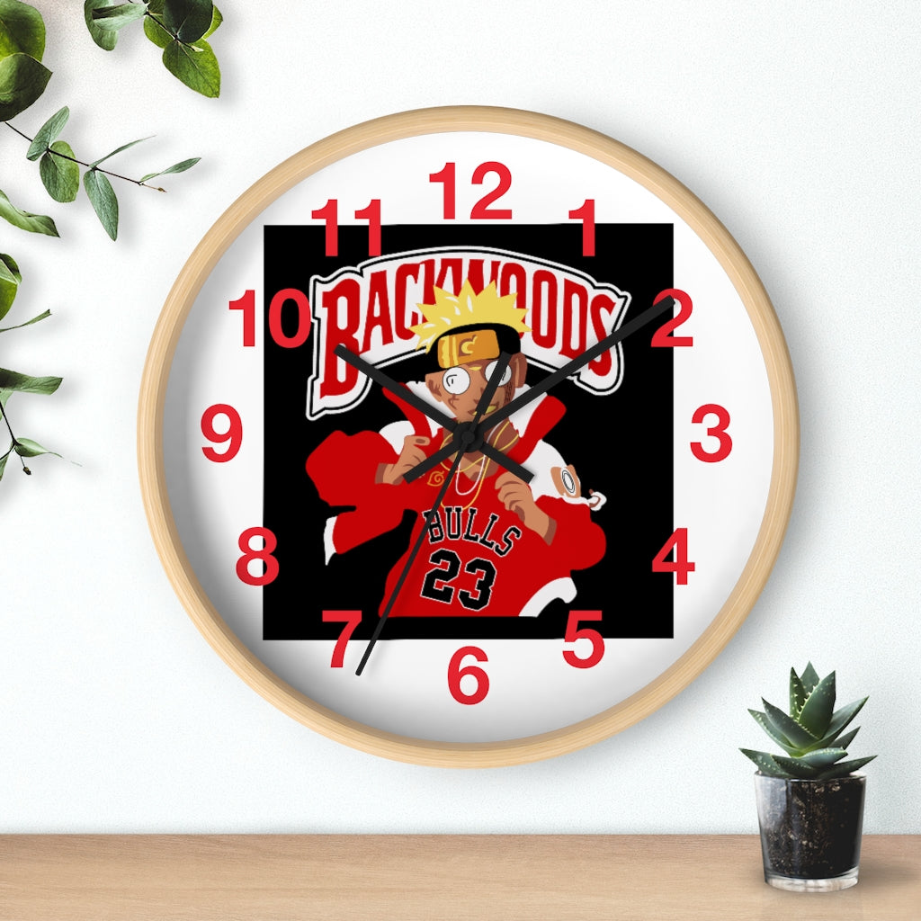 CHI-TOWN BACKWOOD Wall clock