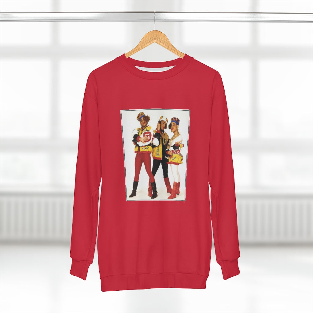 QUEENS from QUEENS (RED) AOP Unisex Sweatshirt