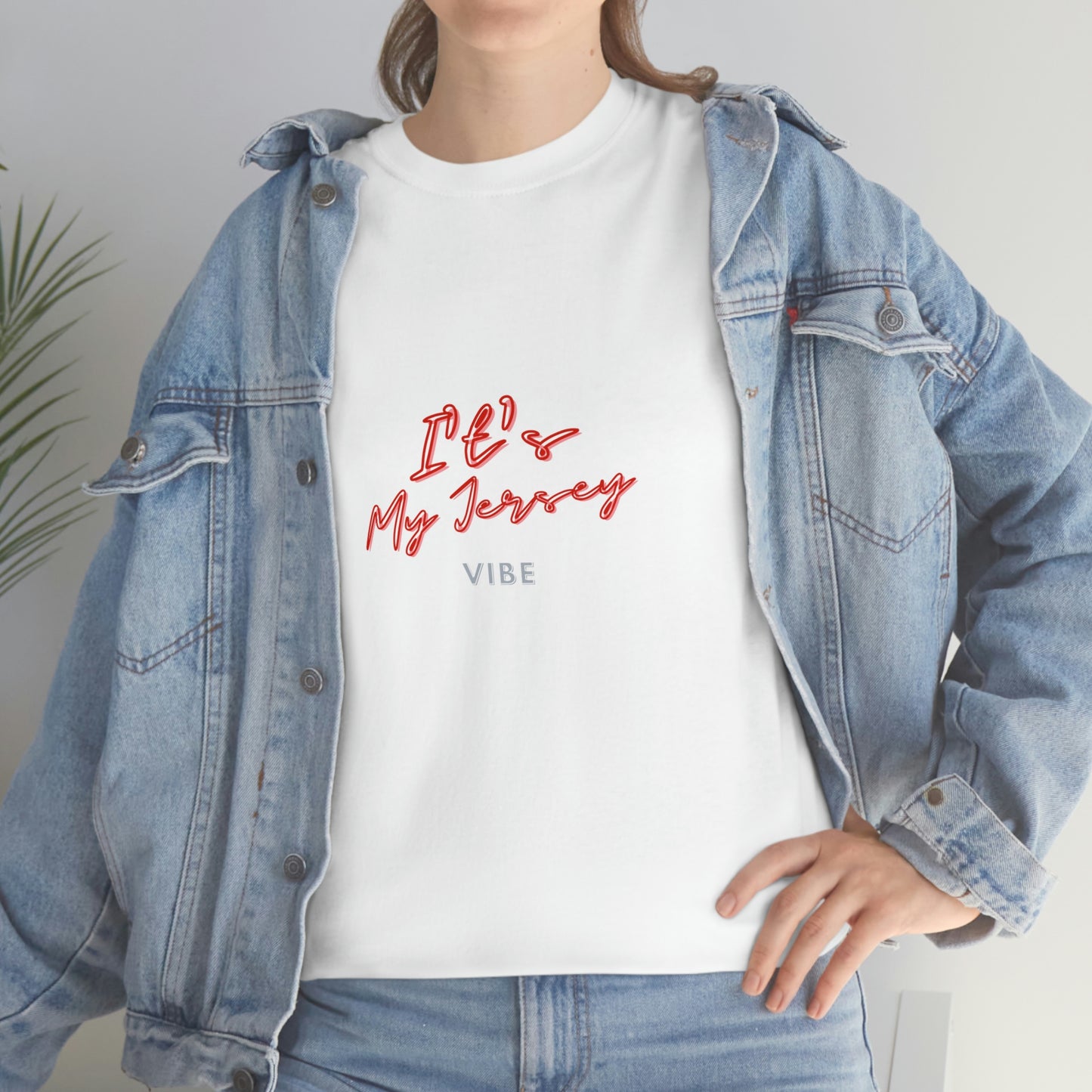 ITS MY JERSEY VIBE Unisex Heavy Cotton Tee