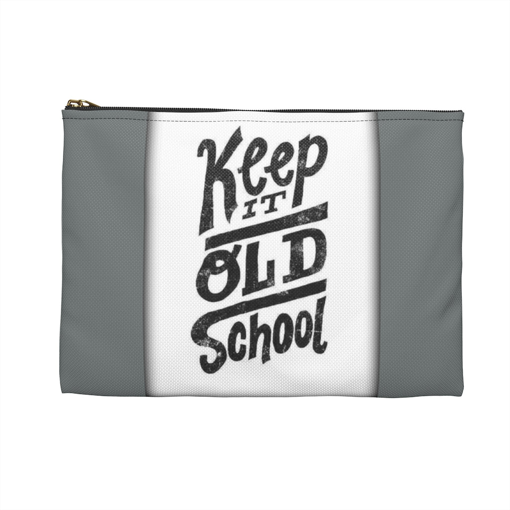 KEEP IT OLD SCHOOL gray Accessory Pouch